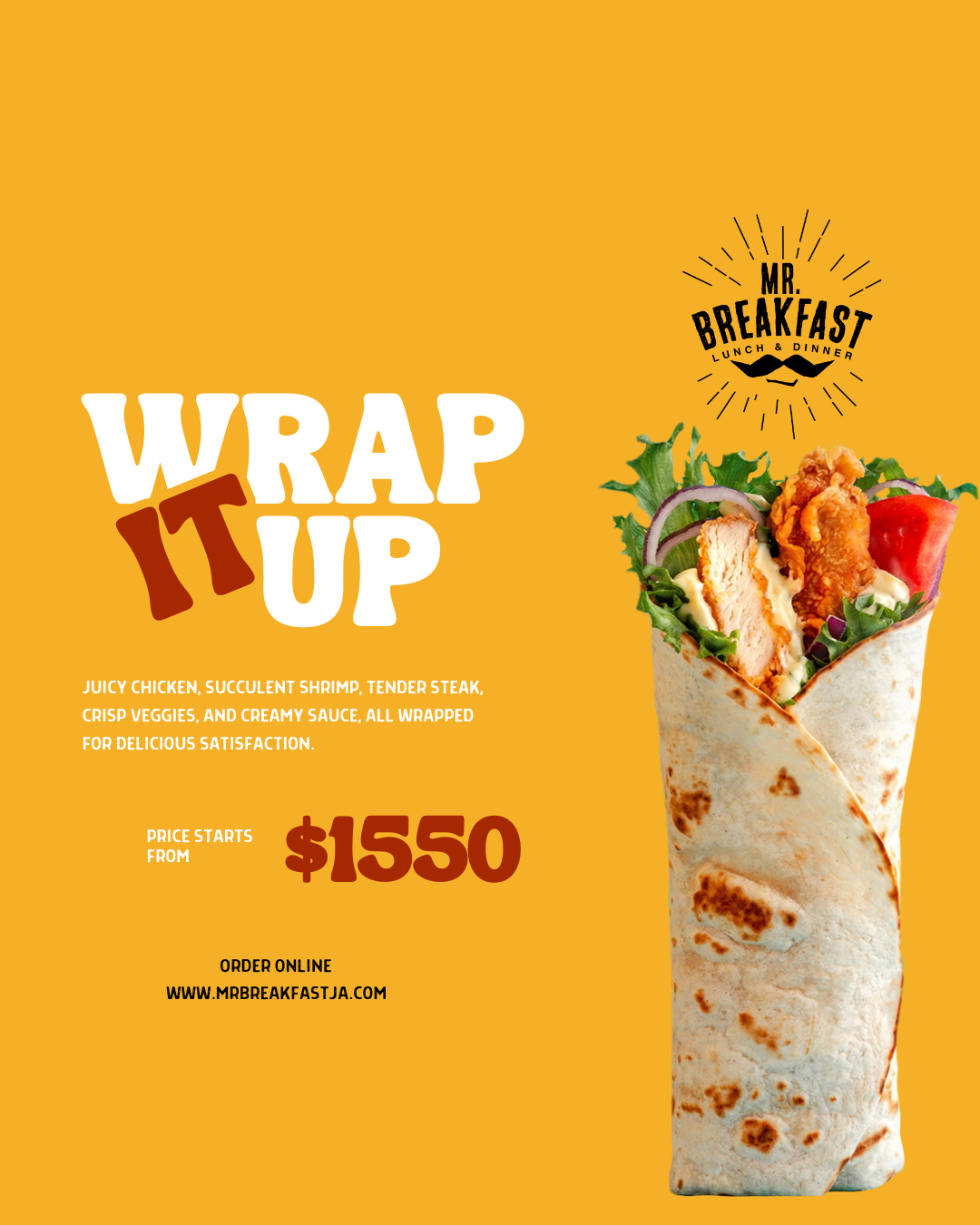 Steak & Eggs Wrap