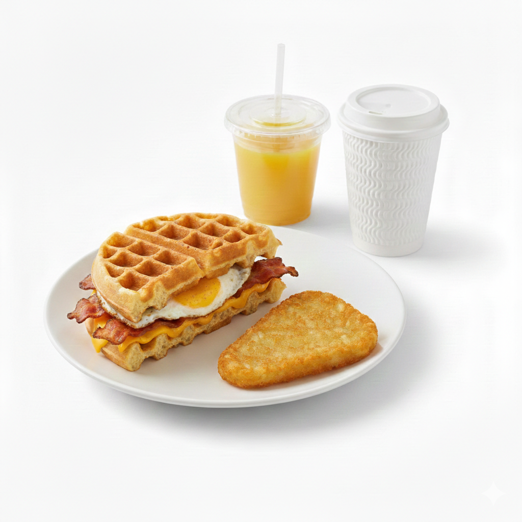 Waffle Sandwich Combo